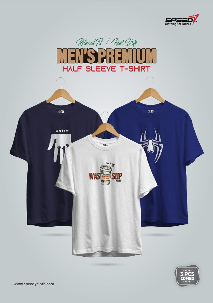 Speedy Premium Printed Cotton T-Shirt