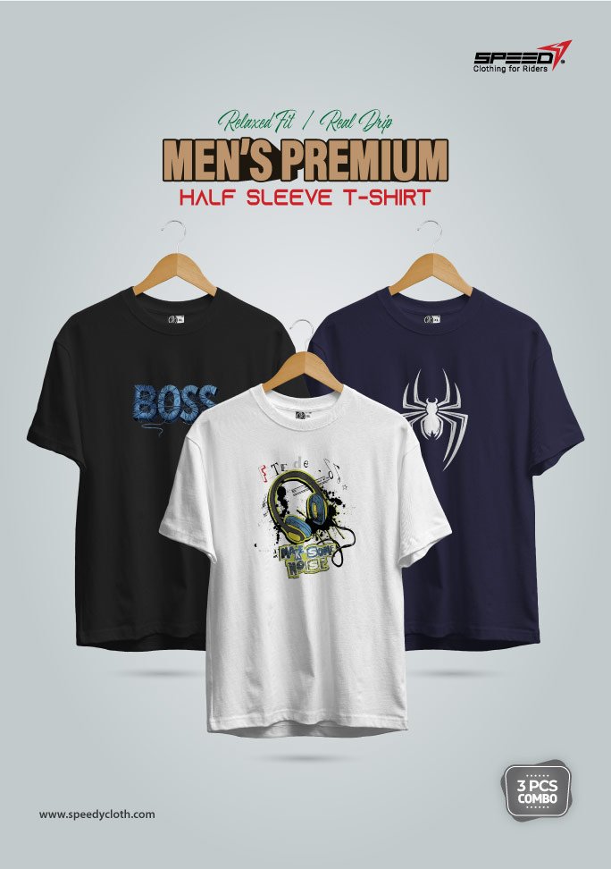 Speedy Premium Printed Cotton T-Shirt
