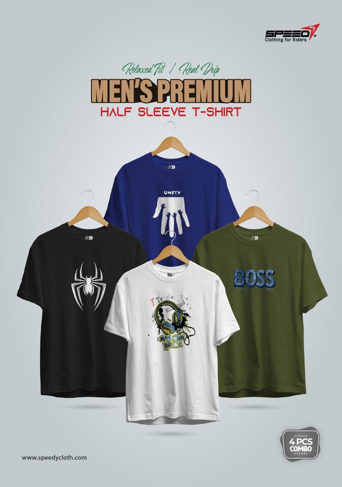Speedy Premium Printed Cotton T-Shirt